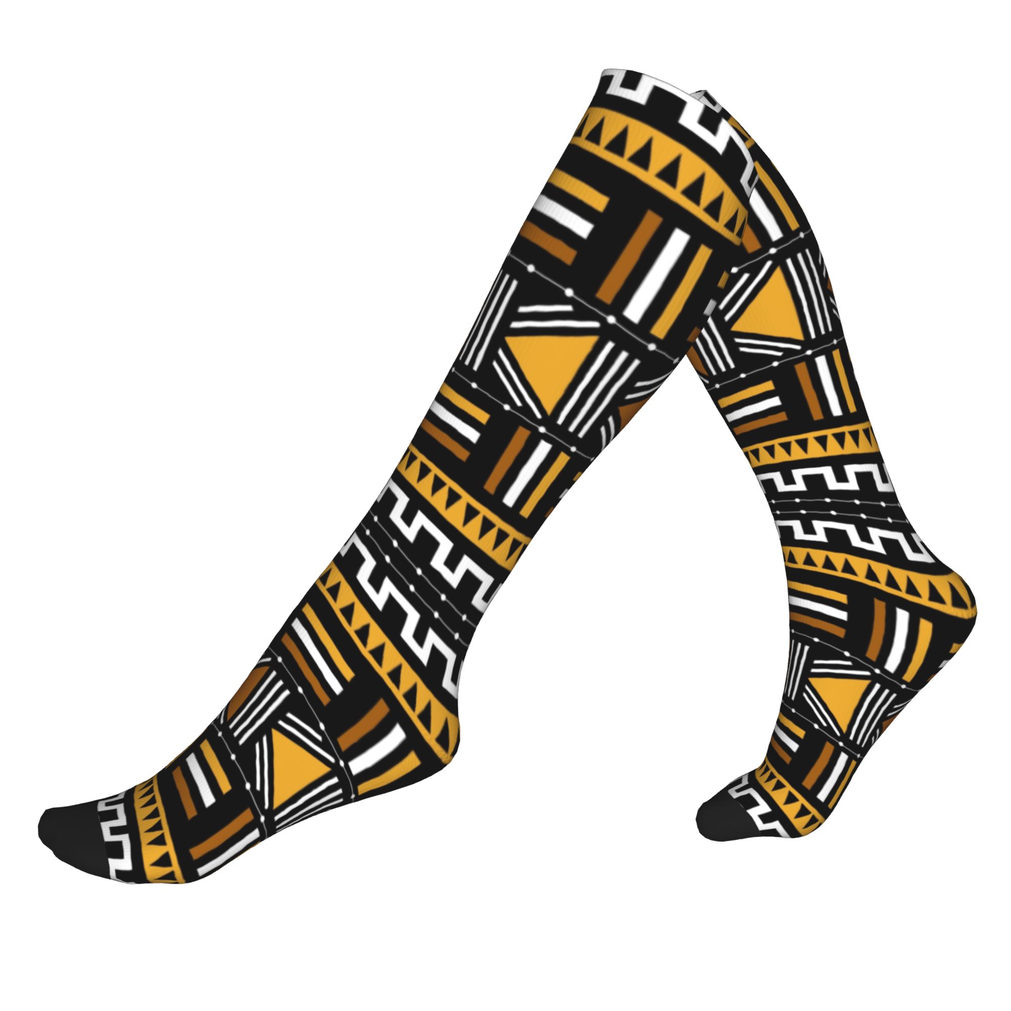 Ethnic Fashion Men - Kaus Kaki Gaun Geometris Ankara Suku