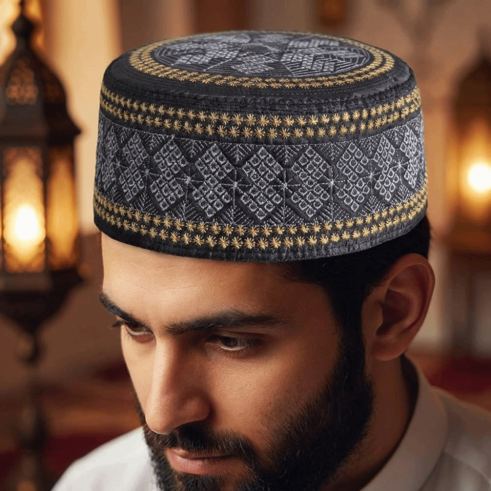 Ethnic Fashion Men - Topi Islam Gaya Etnik Fashion, Topi