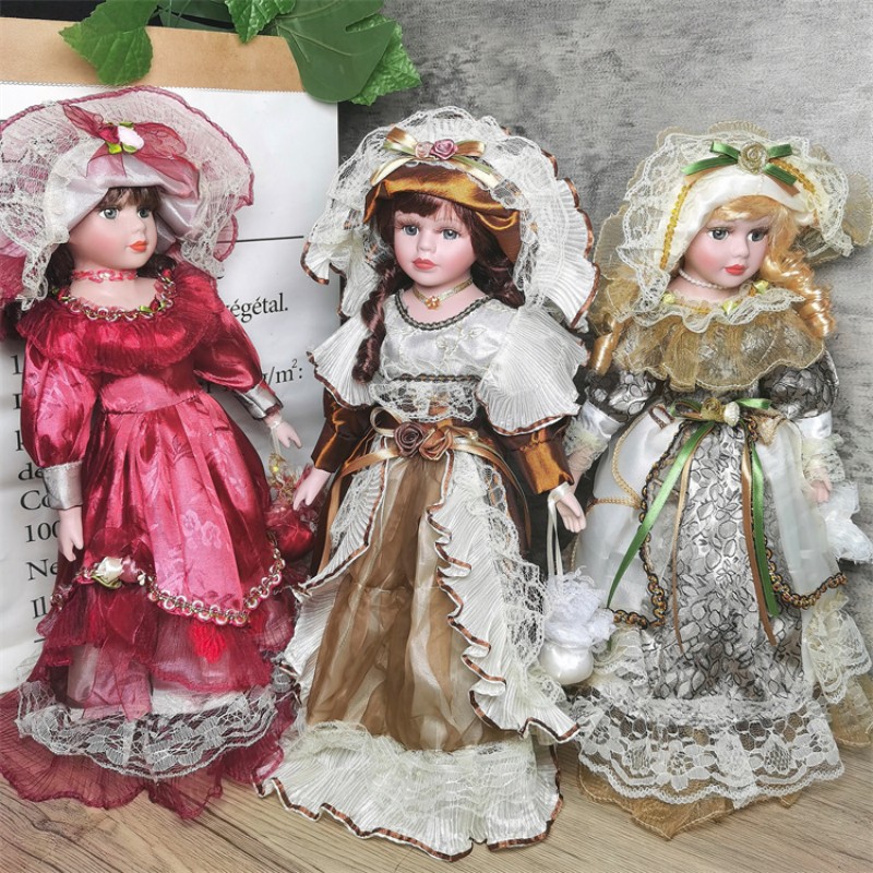 Ethnic Fashion House - 41Cm Rusia Boneka Keramik Mainan Rumah