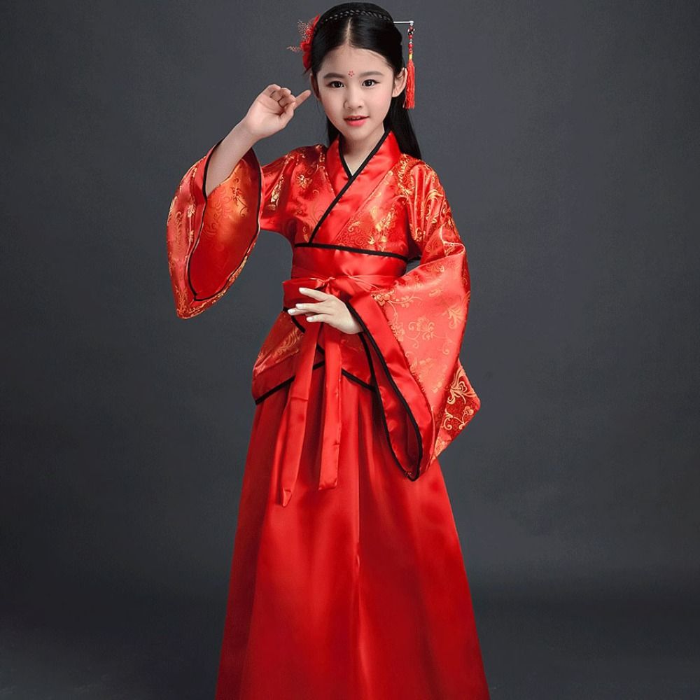Ethnic Fashion Dress - Kostum Kuno Anak-anak Etnis Mode Jubah