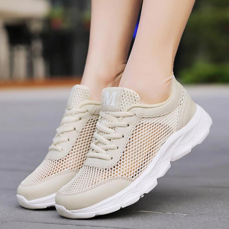Latest Ethnic Fashion For Women - Musim Panas Bernapas Sepatu Wanita Mesh