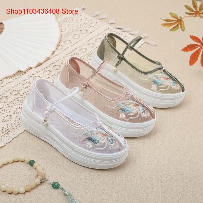 Ethnic Style - Sepatu Kain Gaya Etnis Sol Tebal