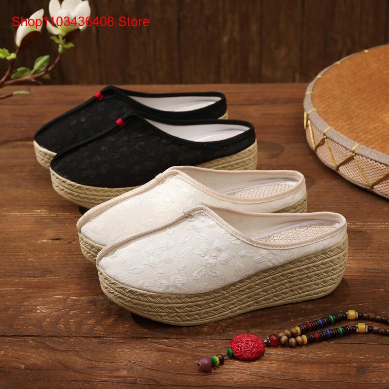 New Ethnic Fashion - Sandal Gaya Baru, Ringan, Bersol Tebal,