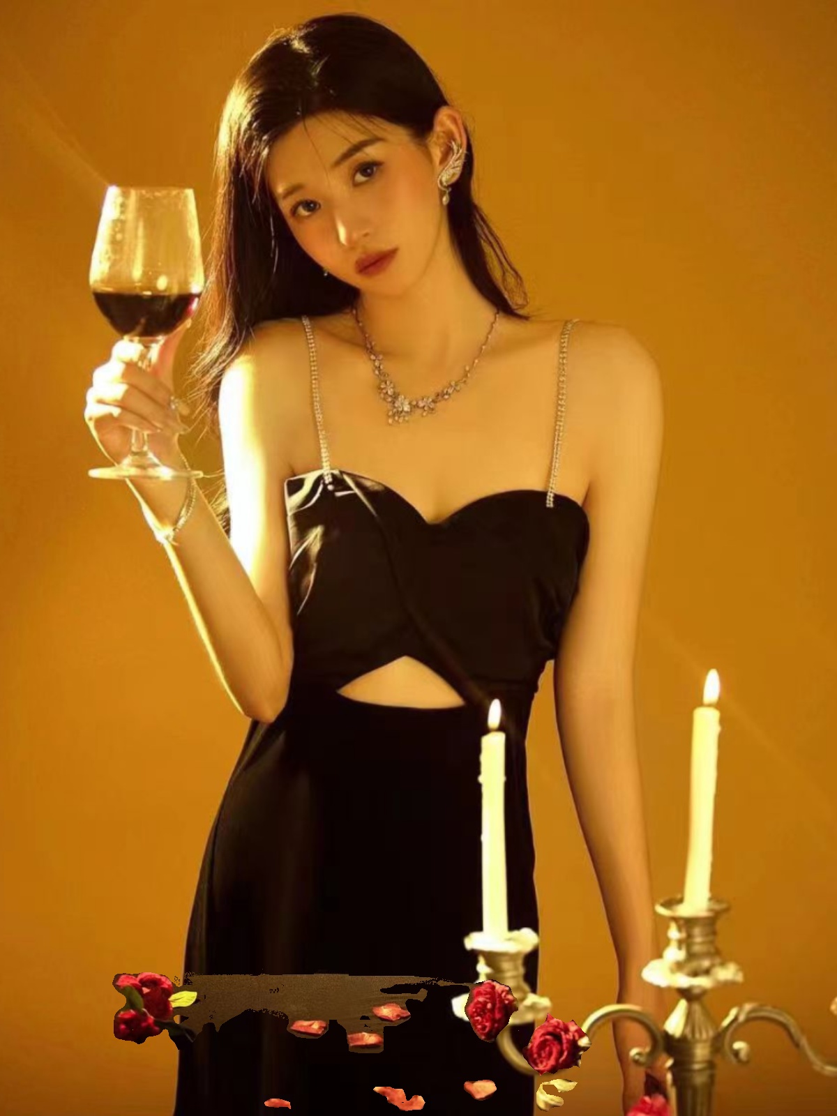 Ethnic Fashion Girls - Gaun Tali Punggung Terbuka Seksi Tema