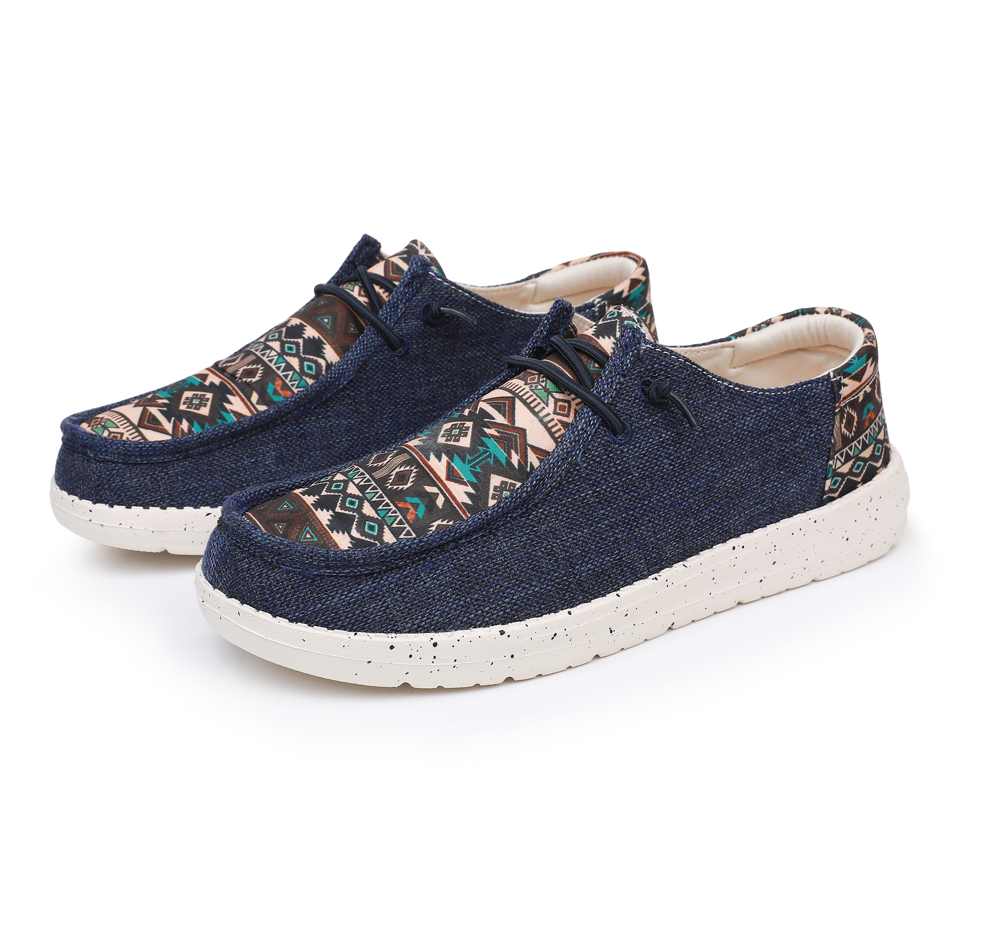 Ethnic Fashion Men - Sepatu Tenun Buatan Tangan Sepatu Kanvas