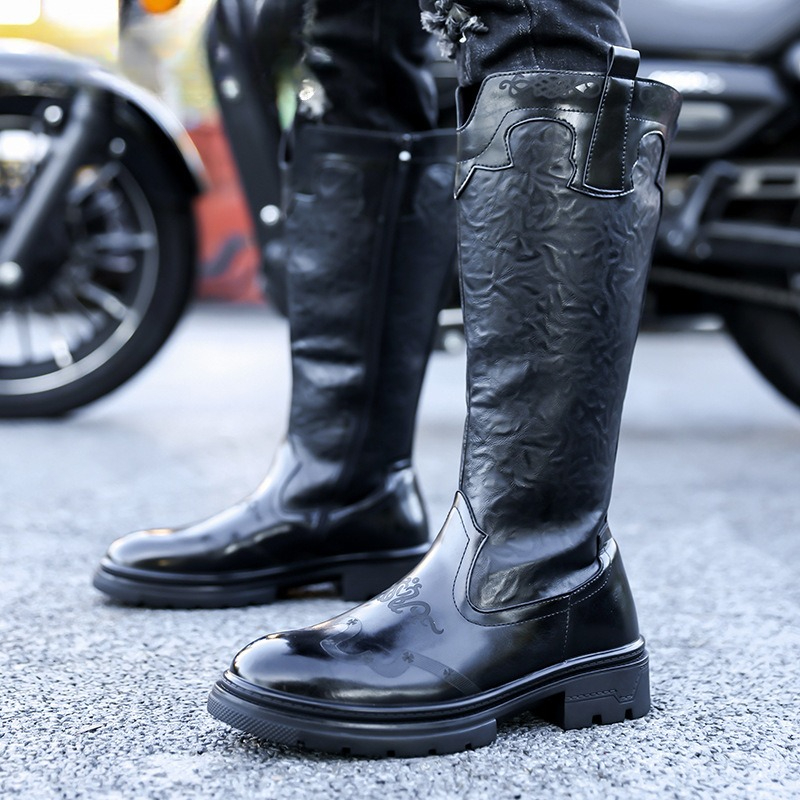 Ethnic Fashion Men - Sepatu Bot Setengah Betis Pria Sepatu
