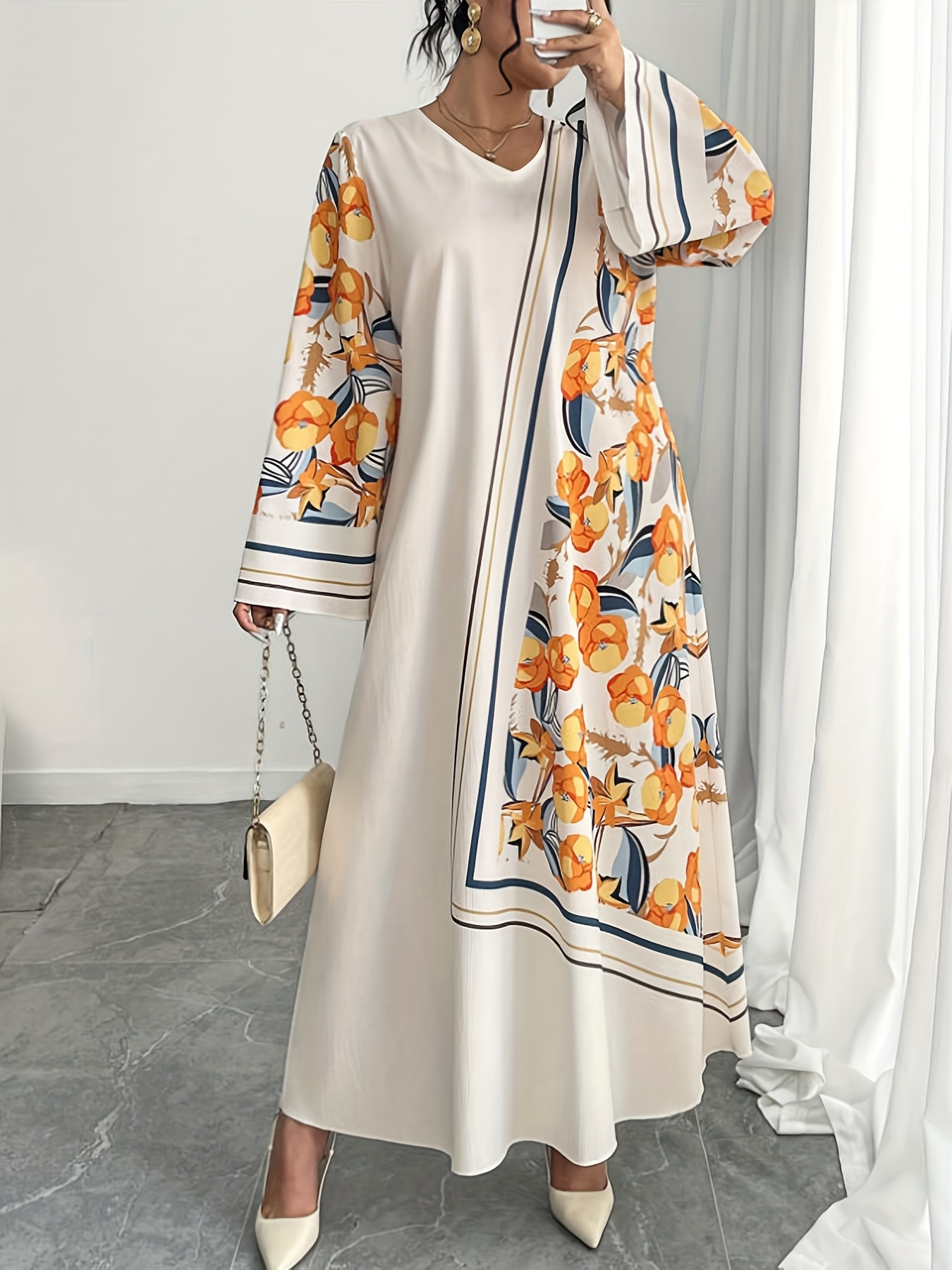 Ethnic Gown - Gaun Timur Tengah Wanita Modis Ukuran