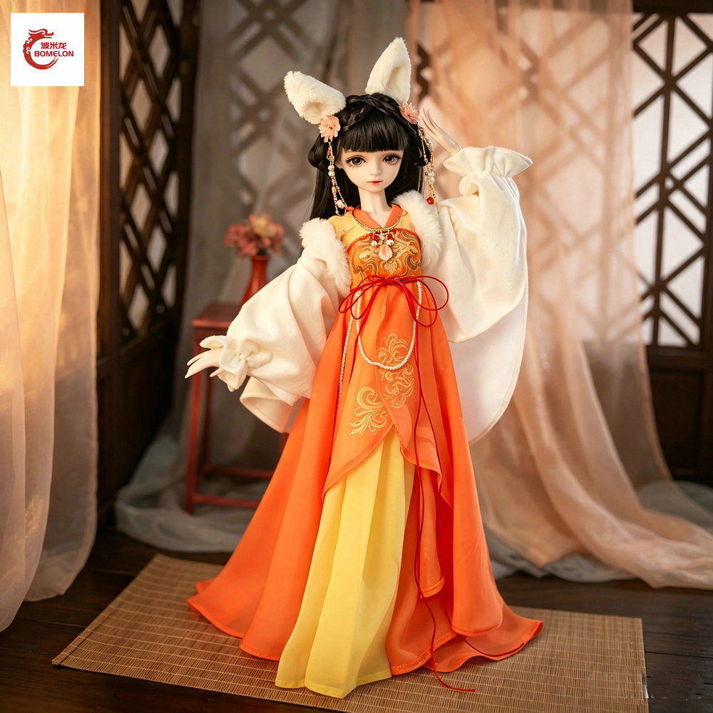 Ethnic Fashion Girls - Boneka BJD 1/3 Buatan Tangan Set