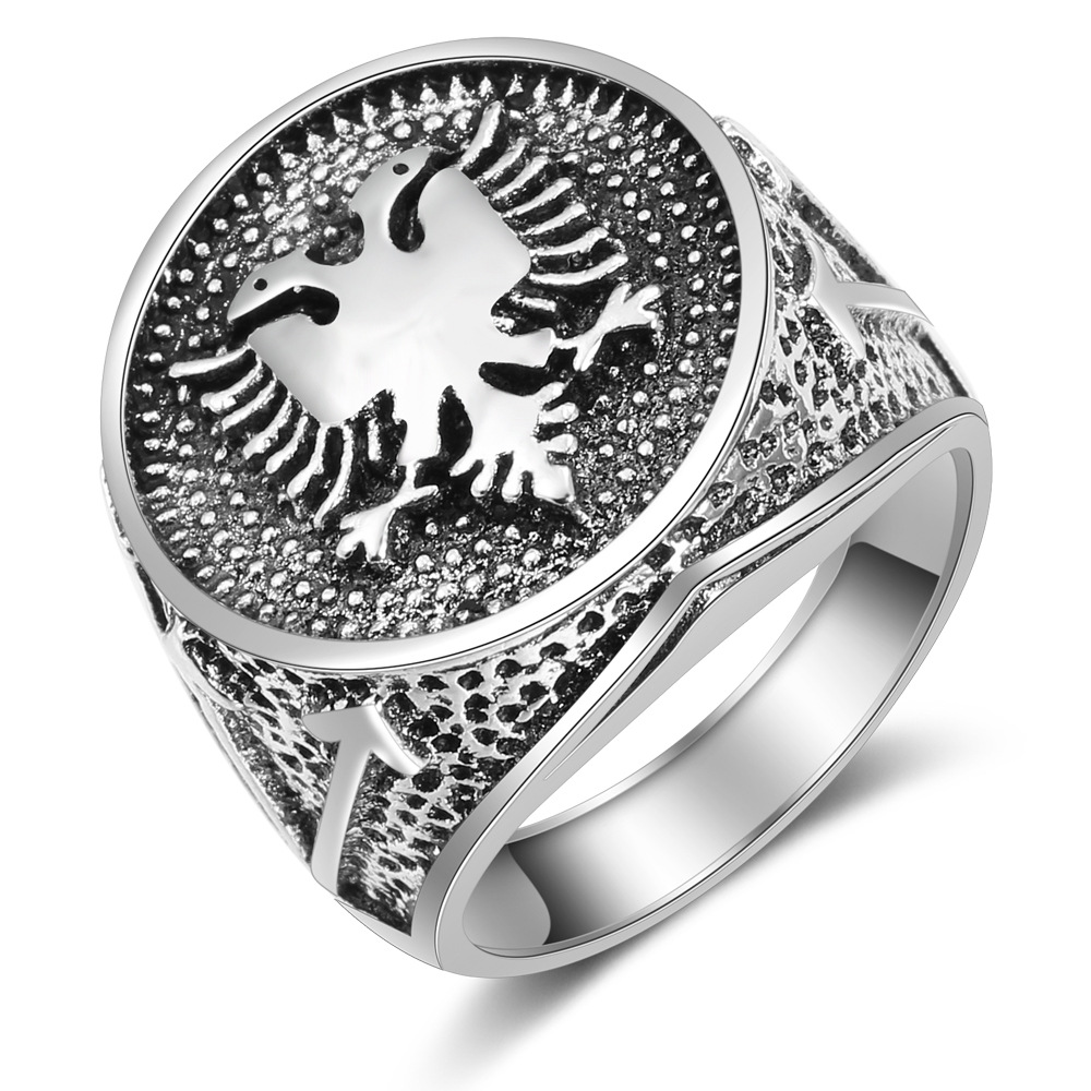 Ethnic Fashion Logo - WANGAIYAO Logo bendera Albania cincin elang