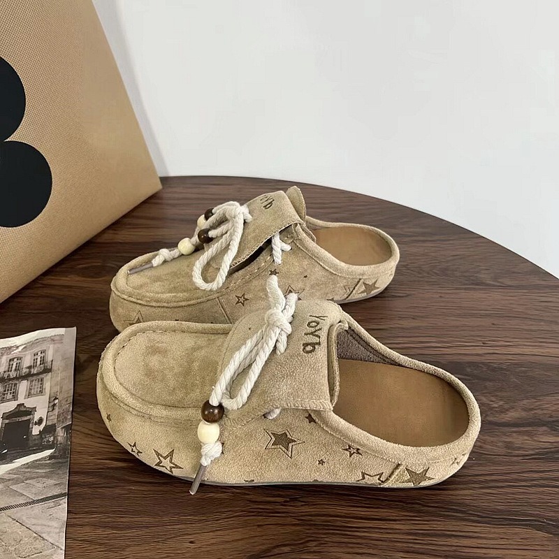 Ethnic Fashion Dress - Sandal Wanita Platform Datar Sepatu Kasual