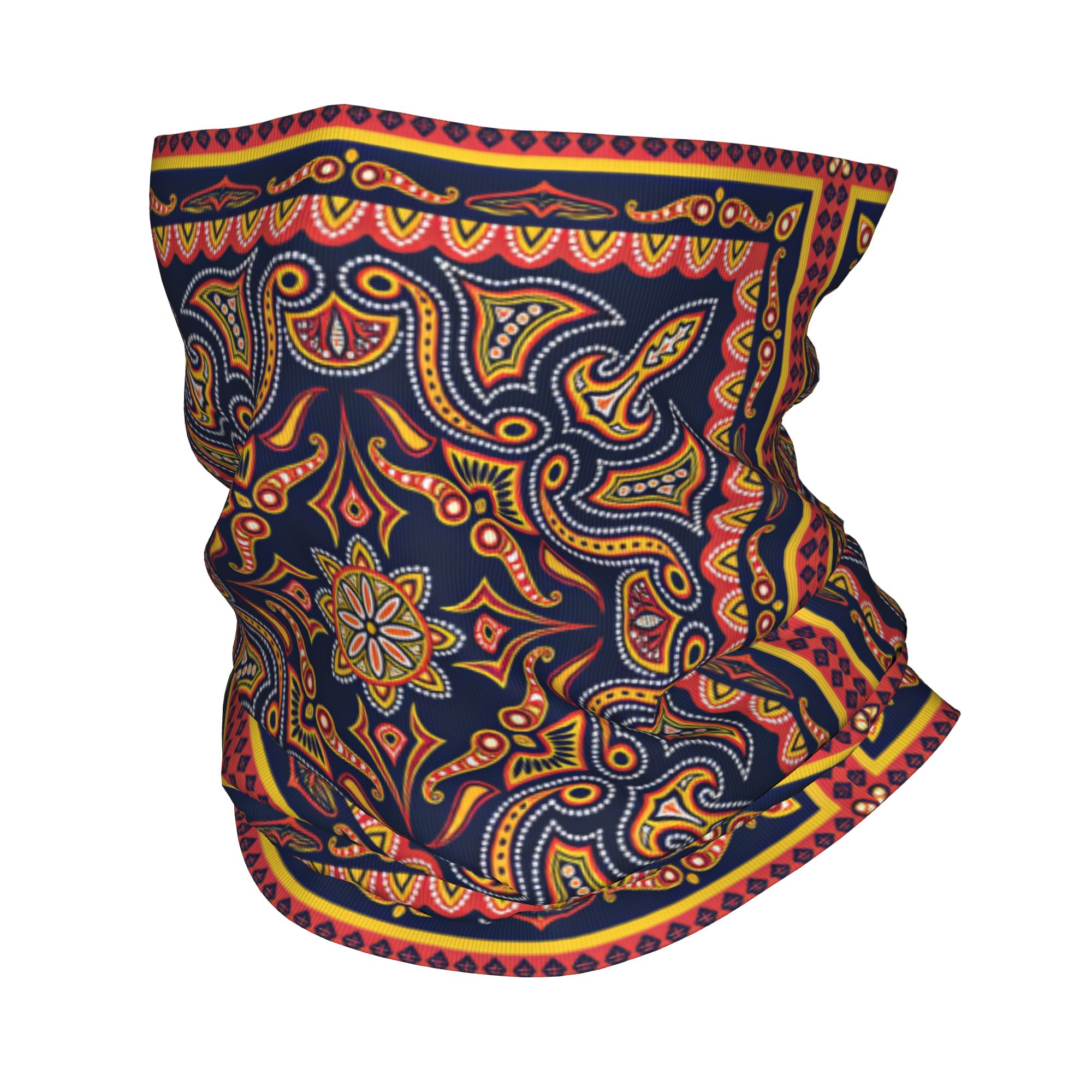 Ethnic Fashion Men - Penutup Leher Motif Etnik Tribal Paisley