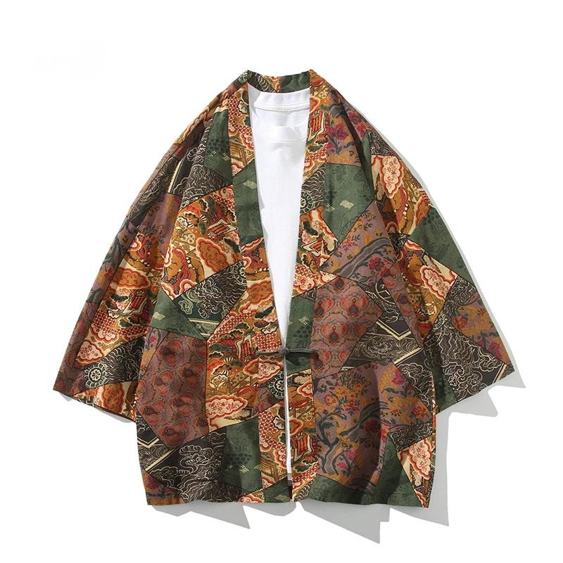 Ethnic Fashion Men - Blus Kardigan Linen Katun Fashion Pria