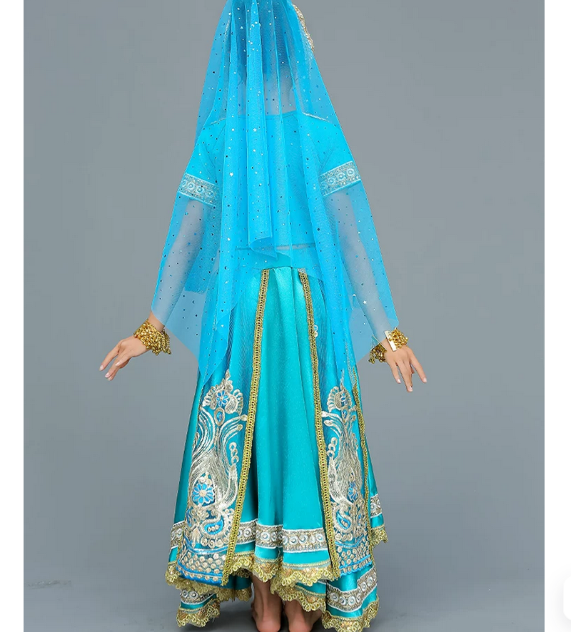 Pakaian Tari Etnik India Eksot - Salwar Kameez Set ulasan dan harga