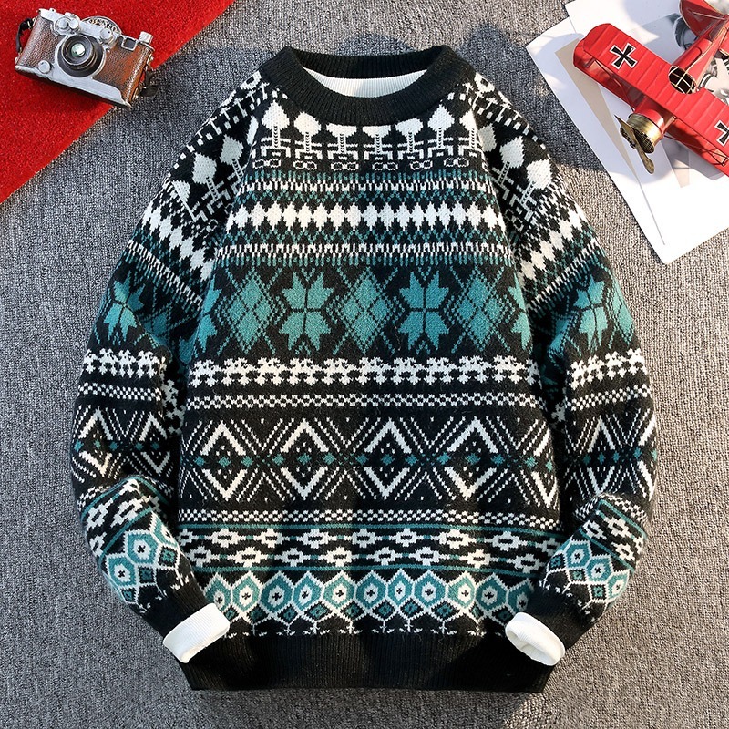 Atasan Rajut Sweater Gaya Etni - Ethnic Fashion Men ulasan dan harga