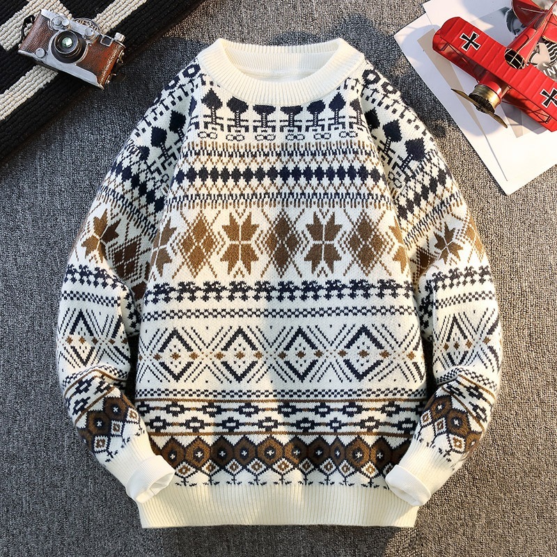 Atasan Rajut Sweater Gaya Etni - Ethnic Fashion Men ulasan dan harga