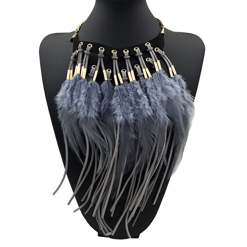 Kalung pernyataan modis elegan - Latest Ethnic Fashion For Women ulasan dan harga