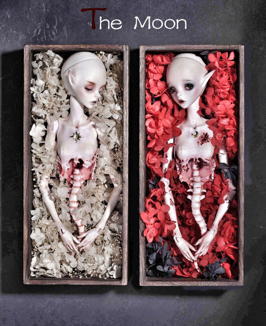 Boneka SD BJD zombie 1/6 bonek - Ethnic Fashion Girls ulasan dan harga