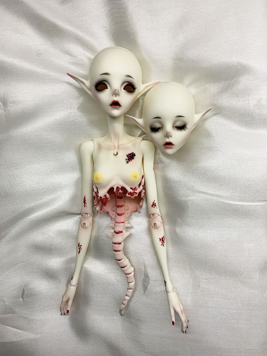 Boneka SD BJD zombie 1/6 bonek - Ethnic Fashion Girls ulasan dan harga