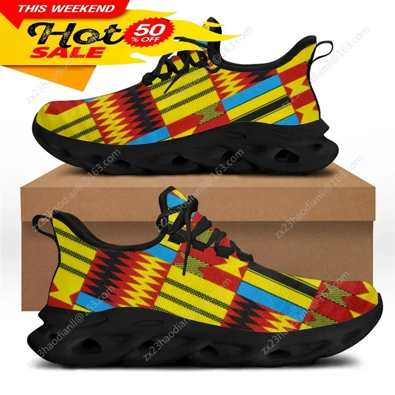 Sepatu Sneaker Pola Etnis Afri - New Ethnic Fashion ulasan dan harga