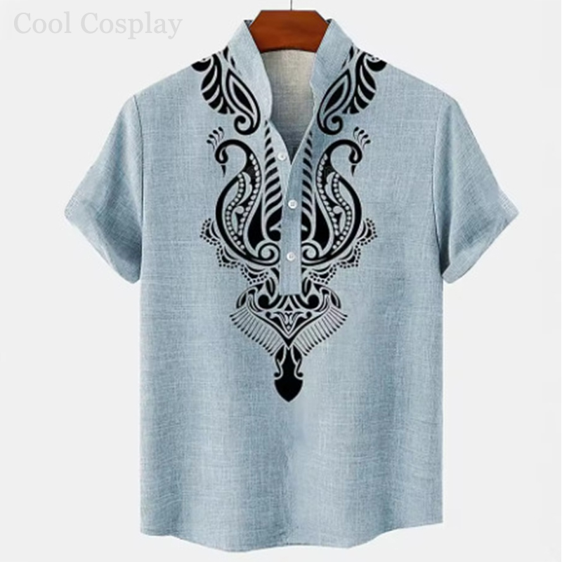 Atasan Retro Pria Kemeja Henle - Ethnic Fashion Men ulasan dan harga