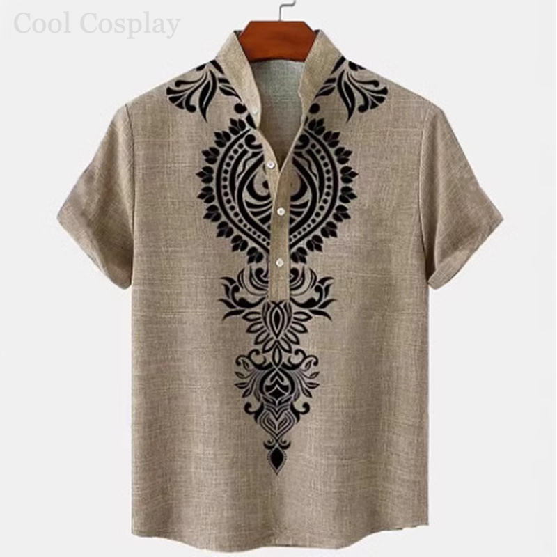 Atasan Retro Pria Kemeja Henle - Ethnic Fashion Men ulasan dan harga