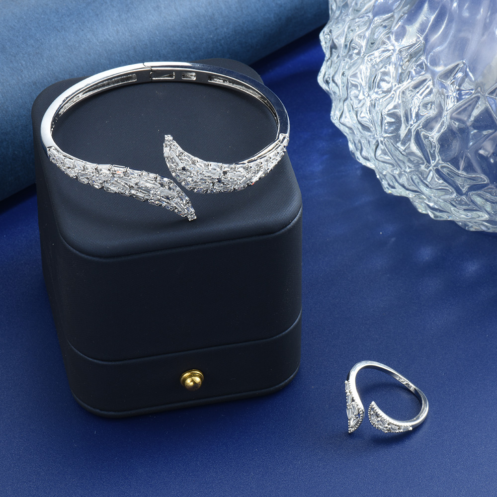 HIBRIDE Set Cincin Gelang Eleg - Latest Ethnic Fashion For Women ulasan dan harga