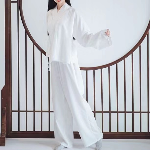 Hanfu kostum jubah kerah bulat - Ethnic Gown ulasan dan harga