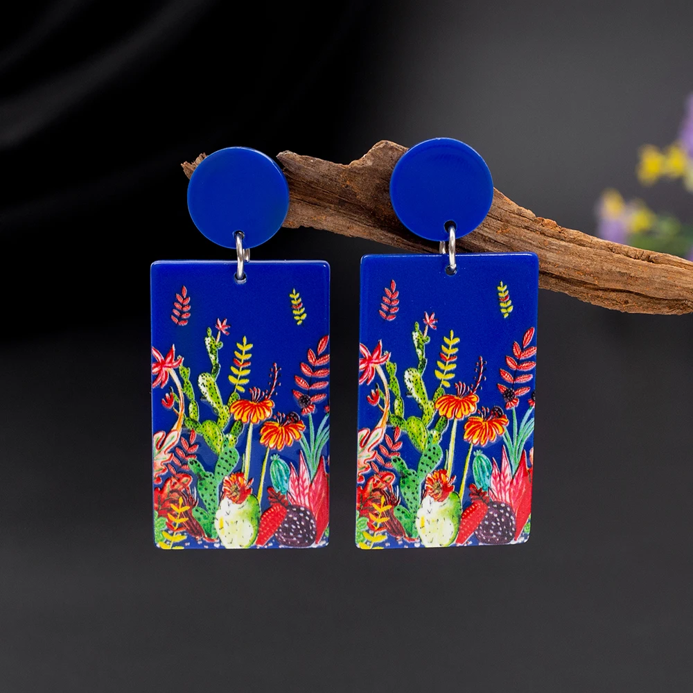 Anting Bunga Wanita Akrilik Bi - Ethnic Fashion Trends 2026 ulasan dan harga