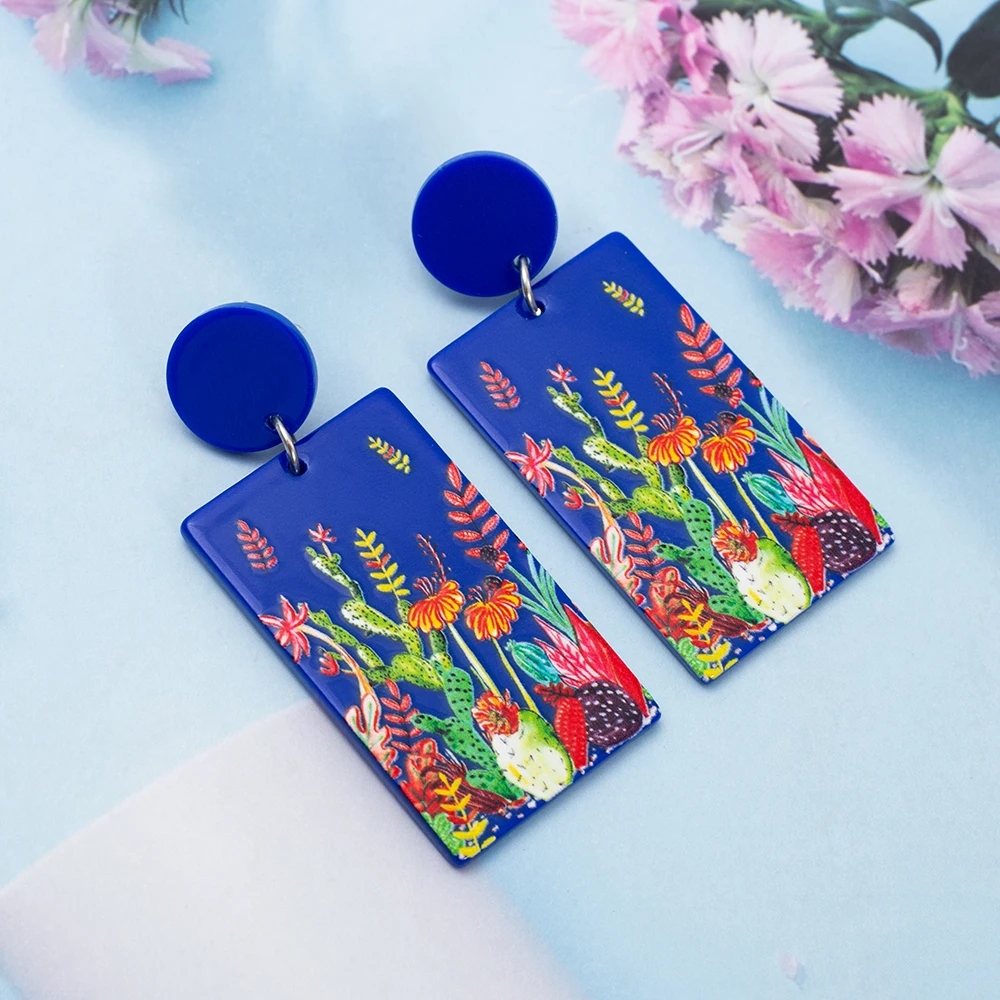 Anting Bunga Wanita Akrilik Bi - Ethnic Fashion Trends 2026 ulasan dan harga