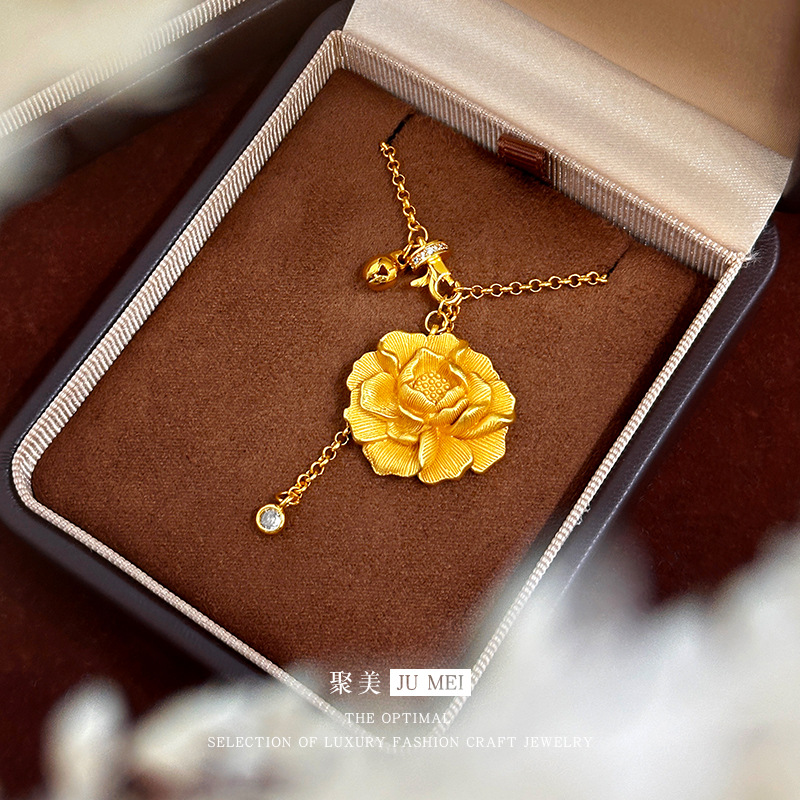 Kalung emas wanita gaya sama d - Ethnic Fashion Store ulasan dan harga
