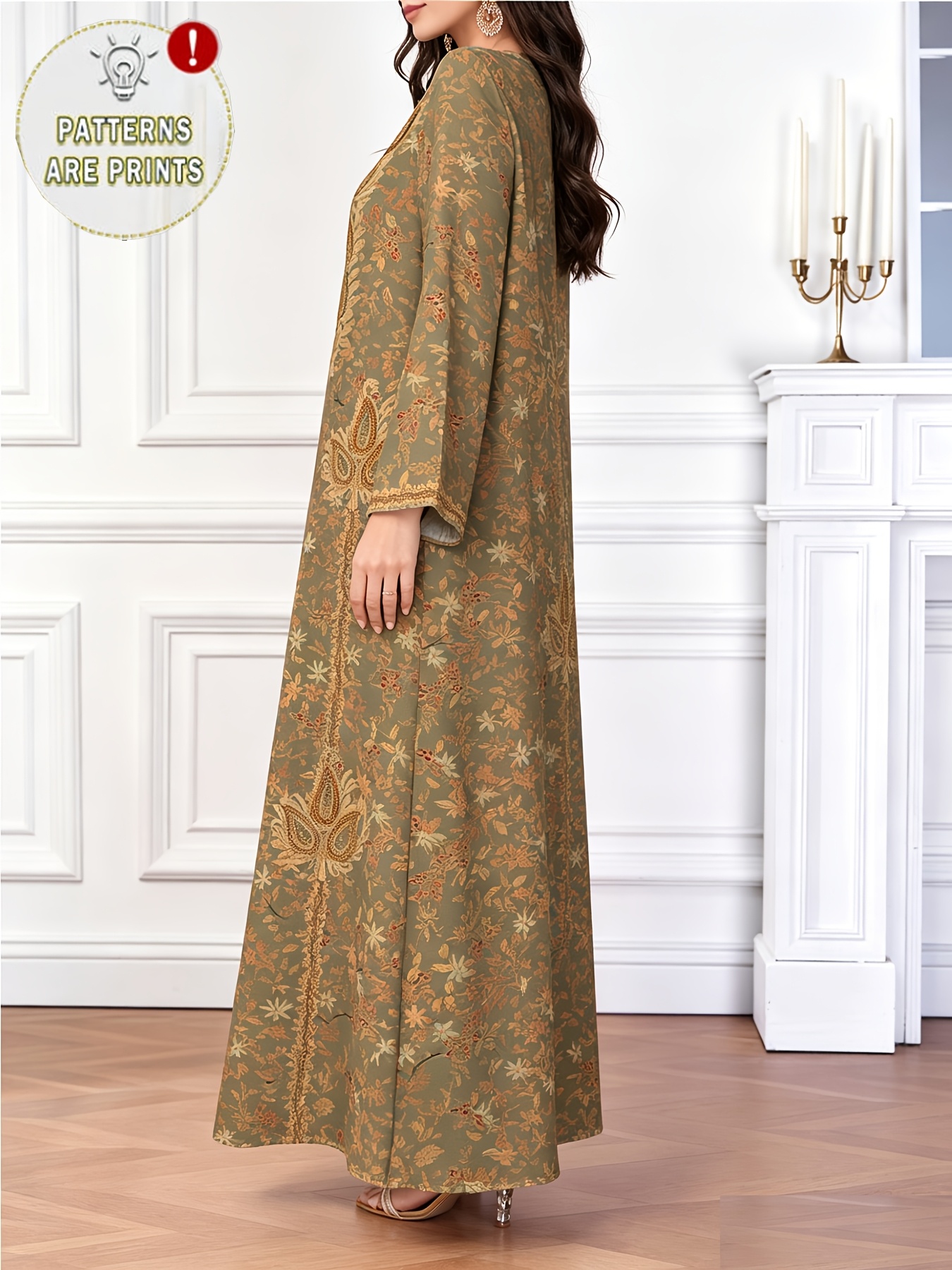 Gaun elegan Timur Tengah, gaya - Ethnic Fashion Dress ulasan dan harga