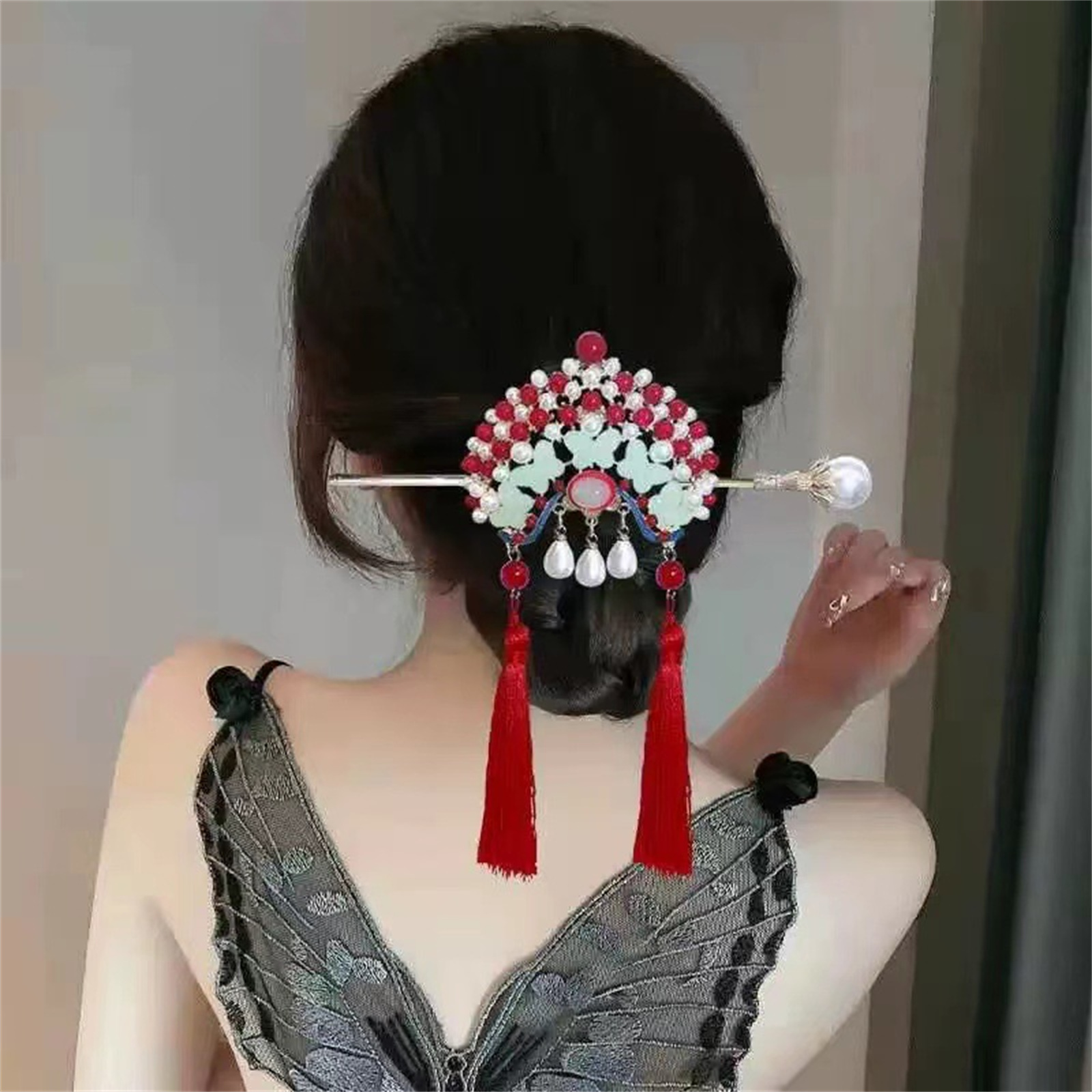 Jepit Rambut Gaya Etnik untuk  - Ethnic Fashion Girls ulasan dan harga