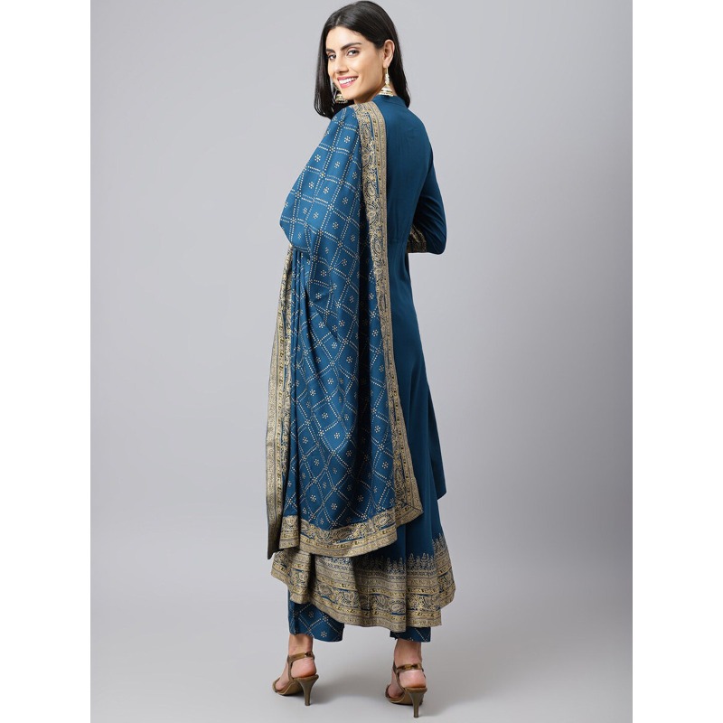 Pakaian Etnik India Wanita Set - Salwar Kameez Set ulasan dan harga