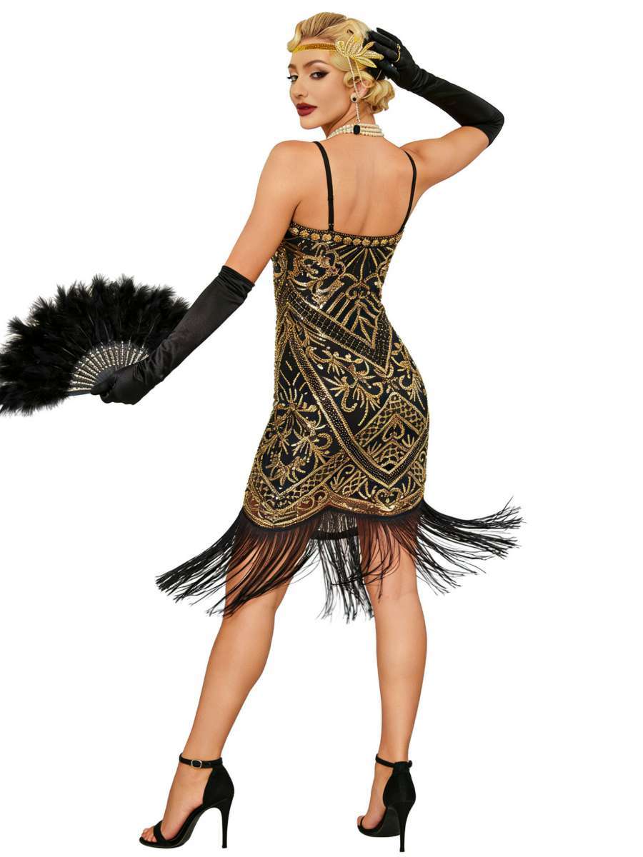 Gaun Pesta Retro Gatsby untuk  - Ethnic Gown ulasan dan harga