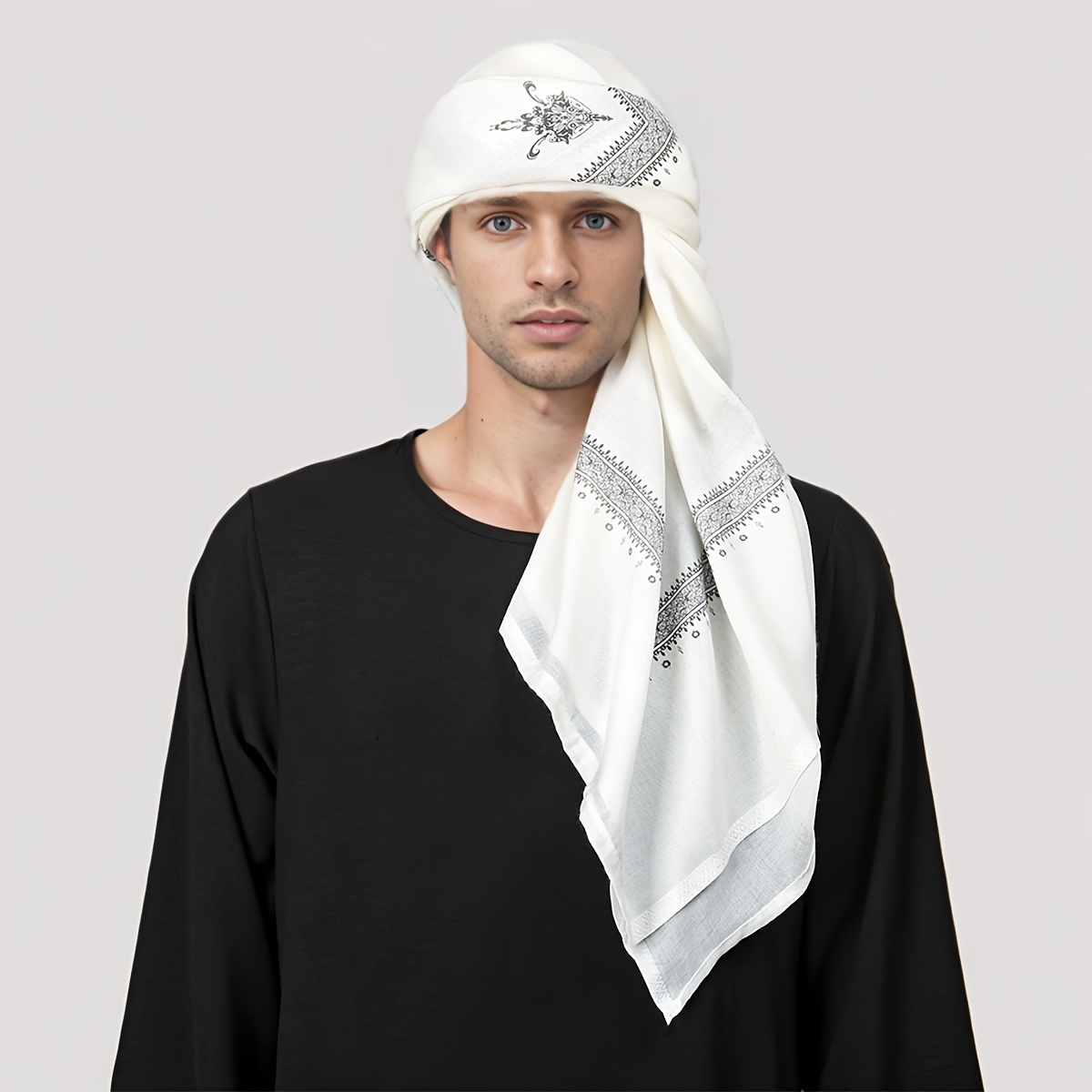 2025 syal doa etnis trendi-bus - Ethnic Fashion Men ulasan dan harga