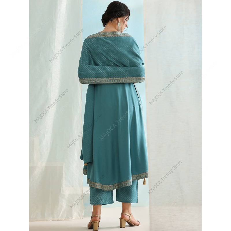 Setelan 3 Potong Wanita India  - Salwar Kameez Set ulasan dan harga