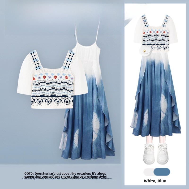 Atasan Rajut Lengan Pendek Mot - Ethnic Fashion Dress ulasan dan harga