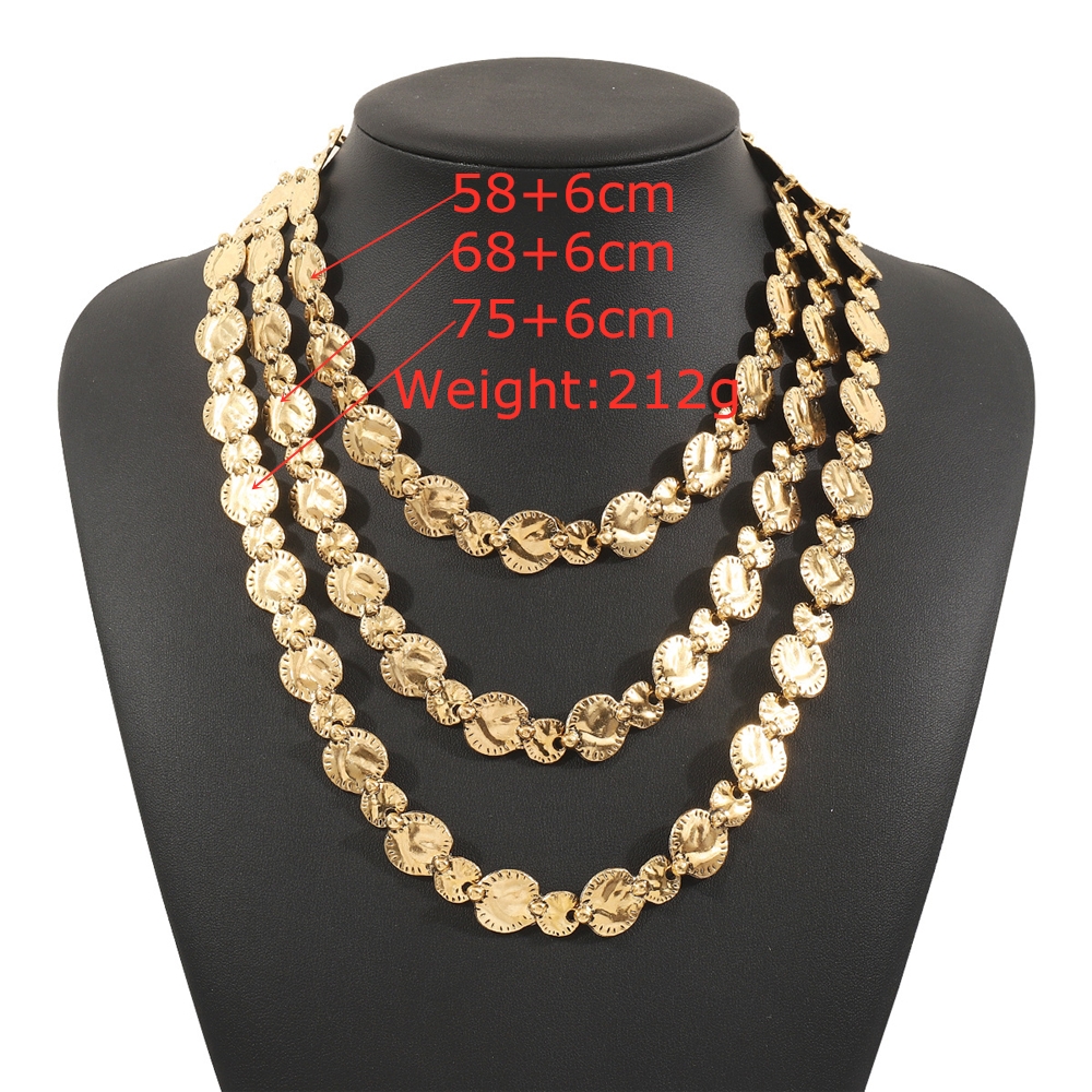 Kalung Choker Koin Logam Tripl - Ethnic Fashion Trends 2026 ulasan dan harga