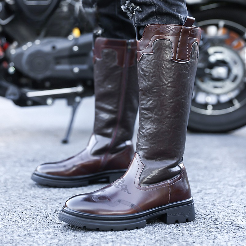 Sepatu Bot Setengah Betis Pria - Ethnic Fashion Men ulasan dan harga