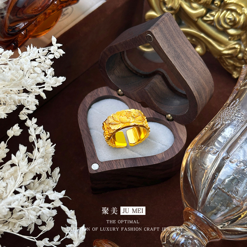 9999 24K toko emas asli cincin - Ethnic Fashion Store ulasan dan harga