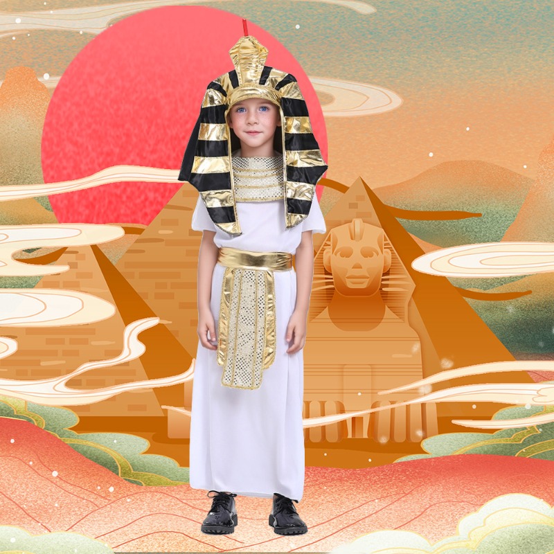 Kostum Raja Firaun Mesir Anak- - Ethnic Gown ulasan dan harga
