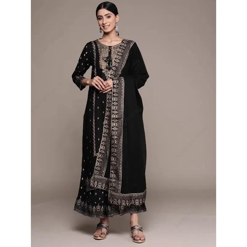 Setelan Punjabi Wanita India 3 - Salwar Kameez Set ulasan dan harga