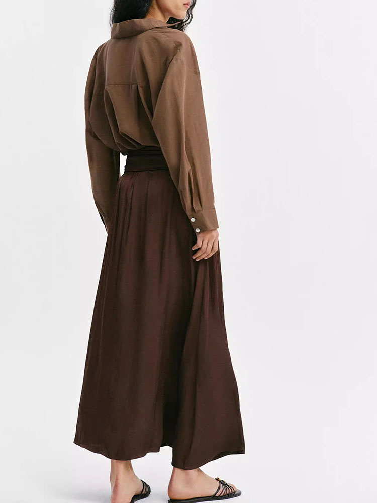 Rok Midi Wanita Musim Panas Ba - New Ethnic Fashion ulasan dan harga