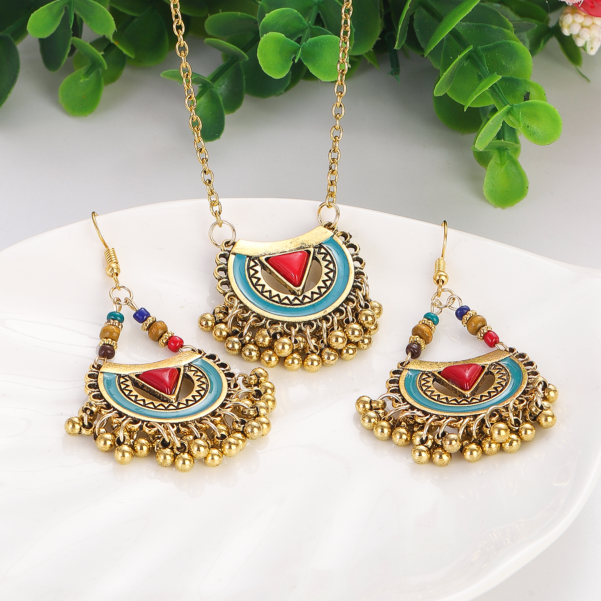 Set Kalung dan Anting Batu Mer - Ethnic Fashion Trends 2026 ulasan dan harga