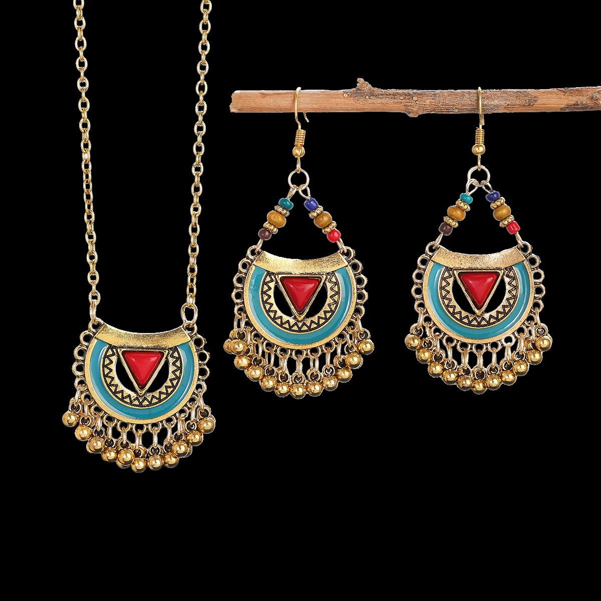 Set Kalung dan Anting Batu Mer - Ethnic Fashion Trends 2026 ulasan dan harga