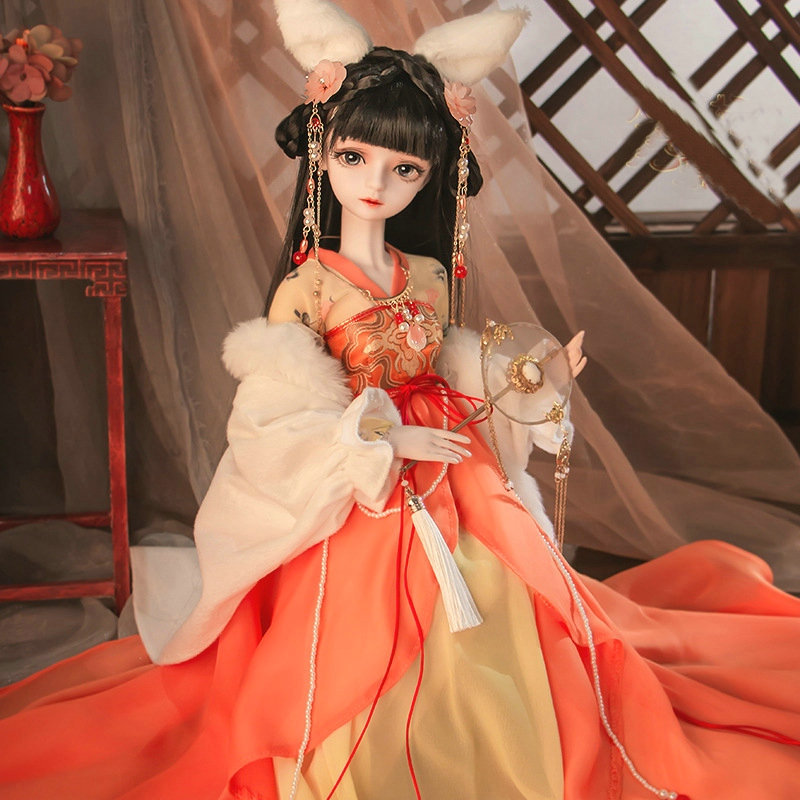 Boneka BJD 1/3 Buatan Tangan S - Ethnic Fashion Girls ulasan dan harga