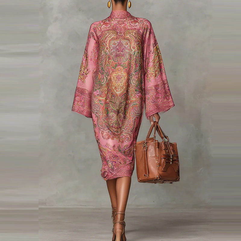 Gaun liburan kasual longgar be - Ethnic Fashion Runway ulasan dan harga