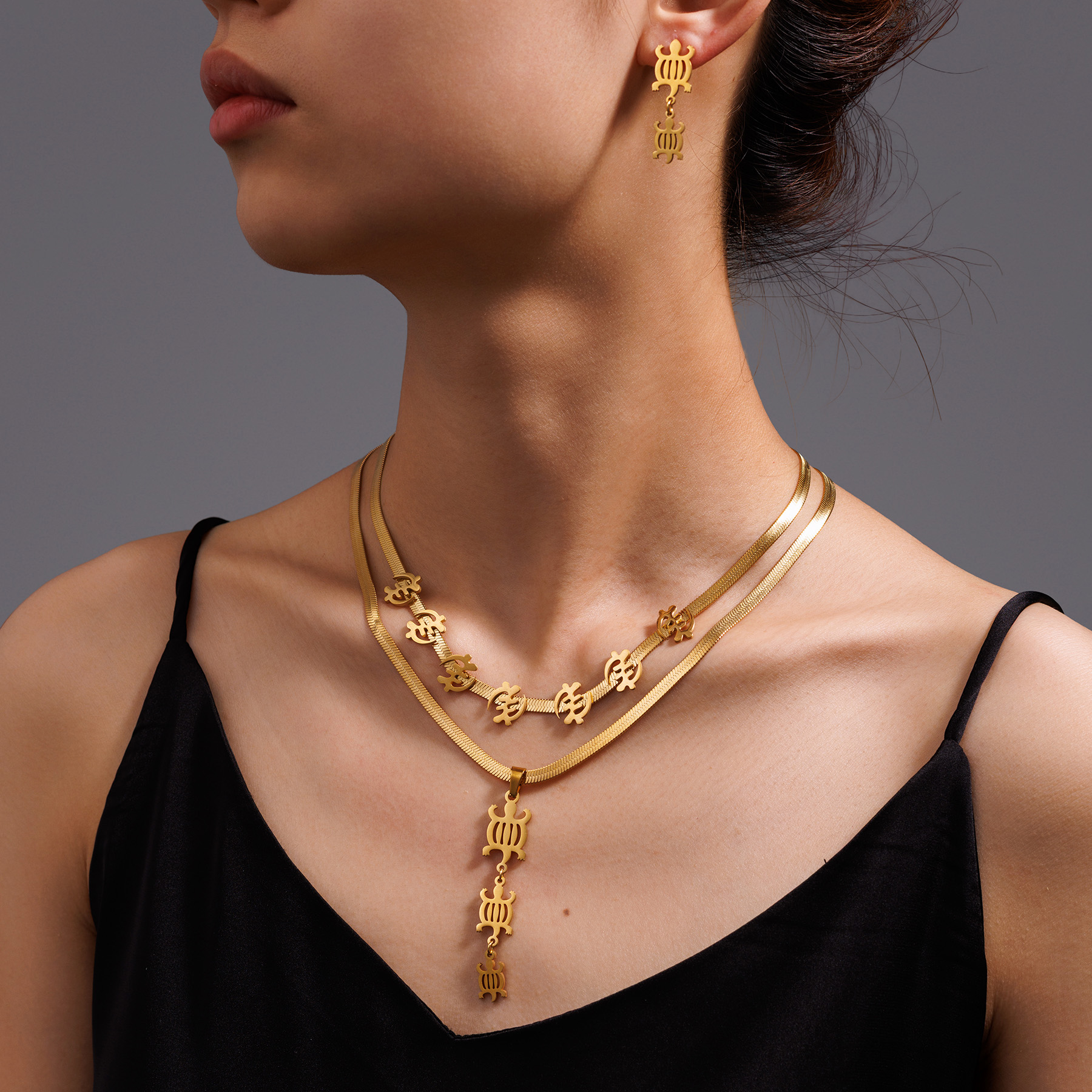 Kalung dan Anting Simbol Etnis - Ethnic Fashion Girls ulasan dan harga