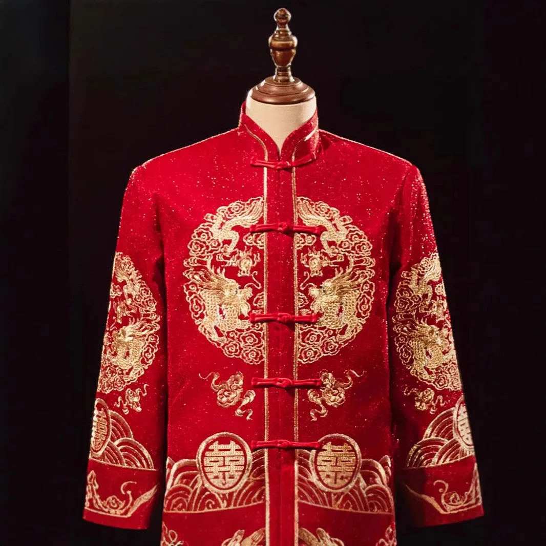 Pakaian Pria Xiuhe Bordir Gaya - Salwar Kameez Set ulasan dan harga