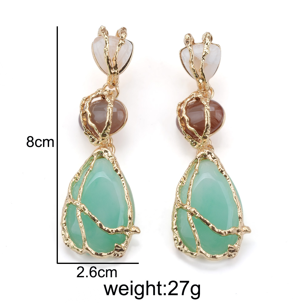 Anting-anting gantung batu res - Ethnic Fashion Trends 2026 ulasan dan harga